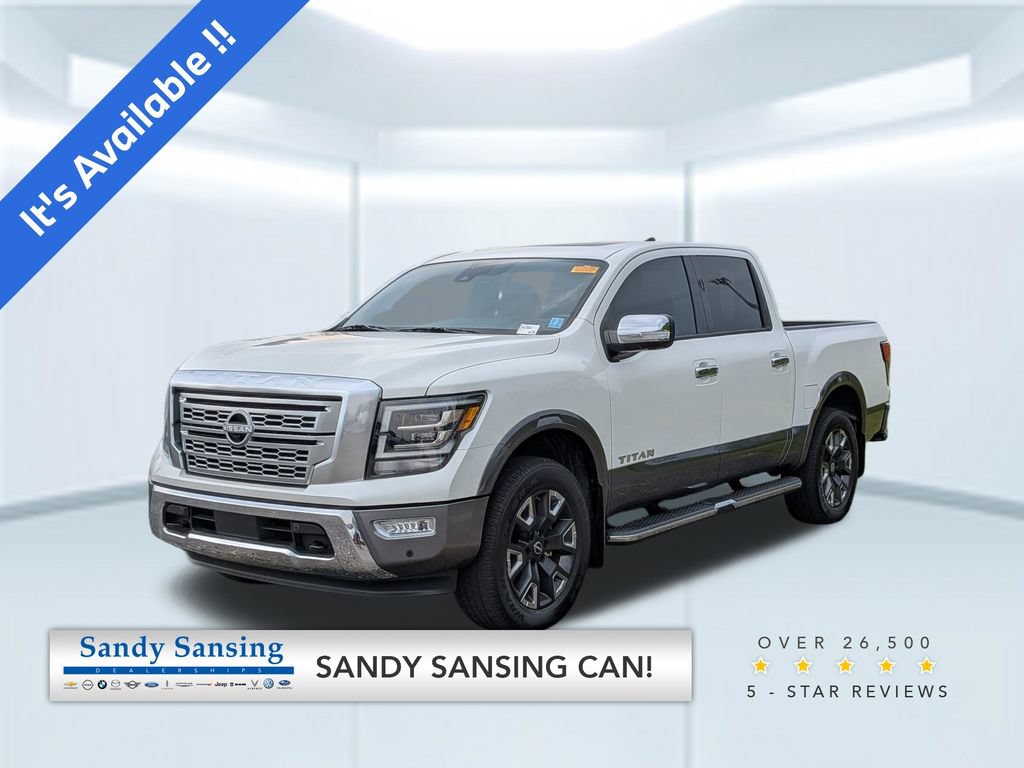 Certified 2023 Nissan Titan Platinum Reserve w/ Moonroof Package AWD/4WD image 1
