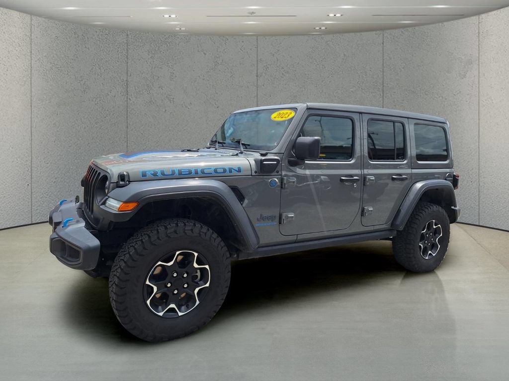 Used 2023 Jeep Wrangler Unlimited Rubicon 4xe w/ Cold Weather Group AWD/4WD image 1
