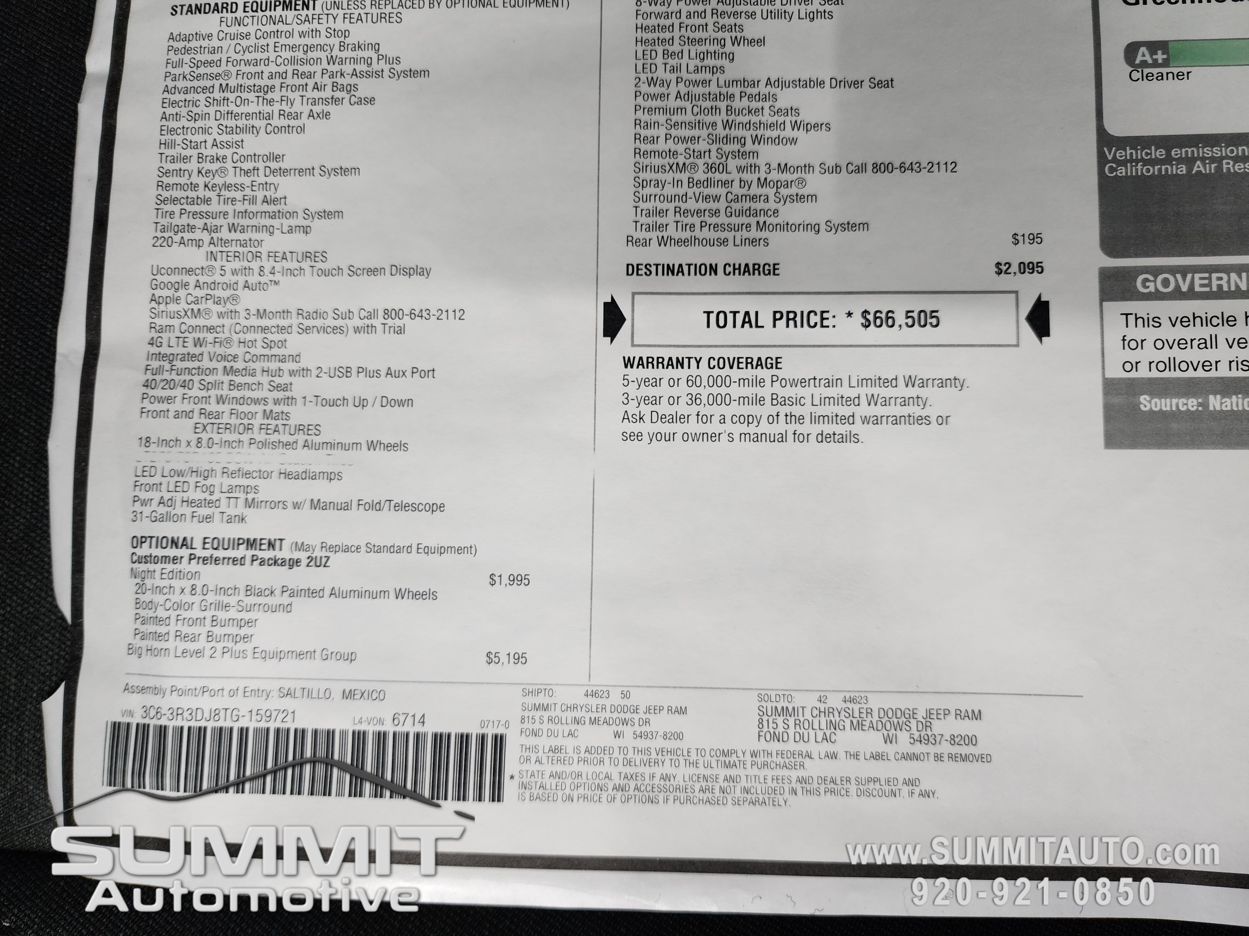 New 2026 RAM 3500 Big Horn image 70