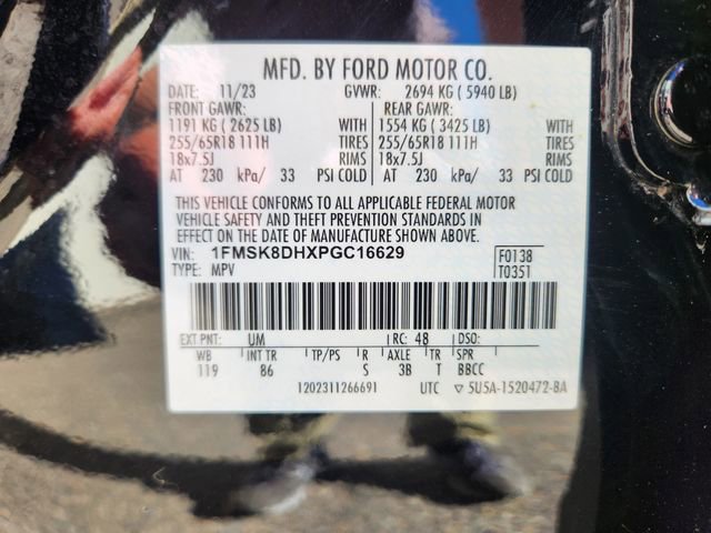 Certified 2023 Ford Explorer XLT image 25