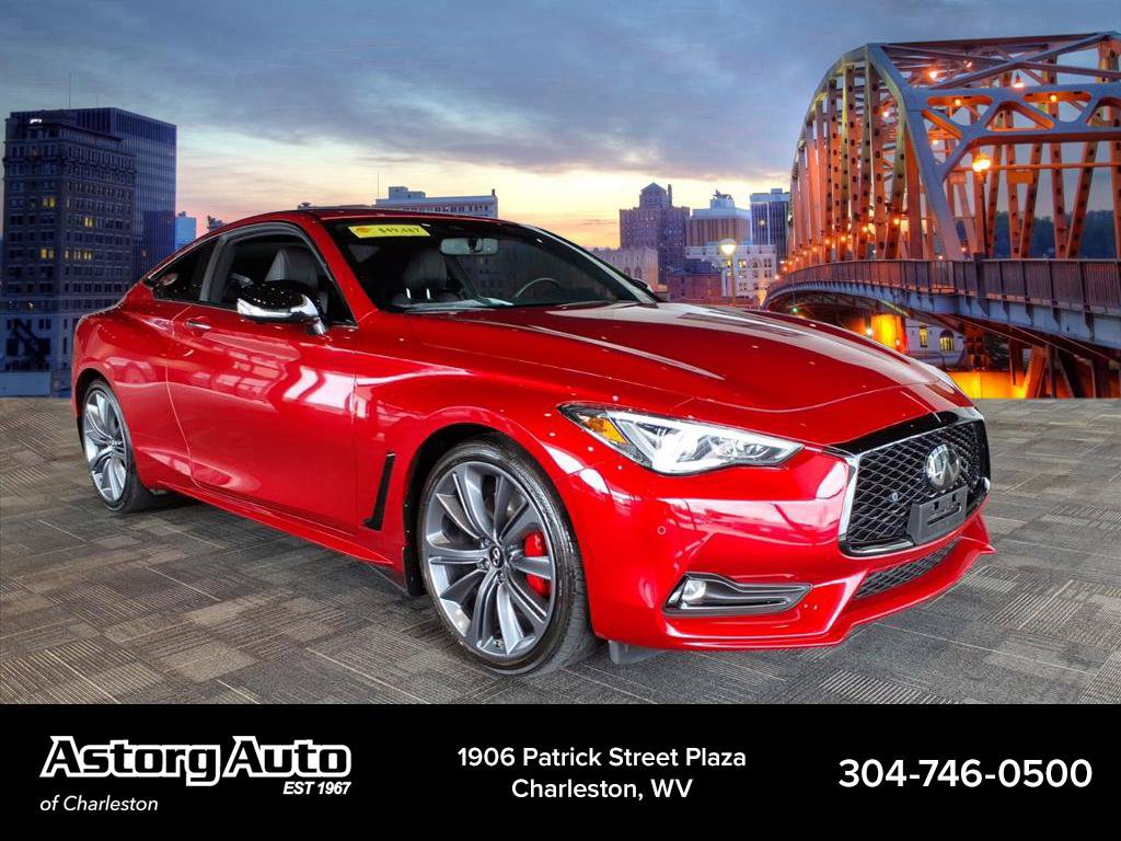 Used 2022 INFINITI Q60 Red Sport 400 w/ Cargo Package AWD/4WD image 1