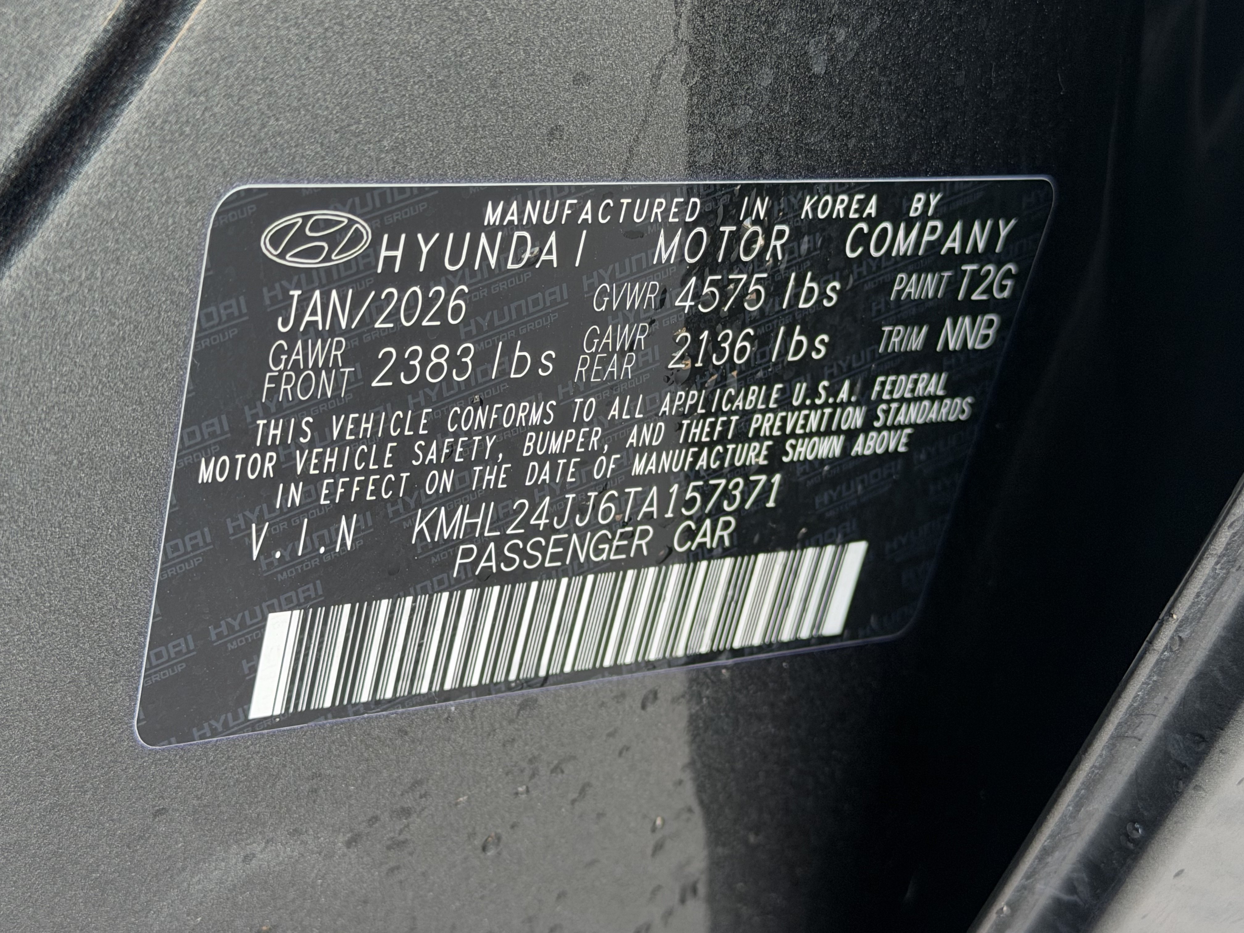 Used 2026 Hyundai Sonata Blue FWD image 13