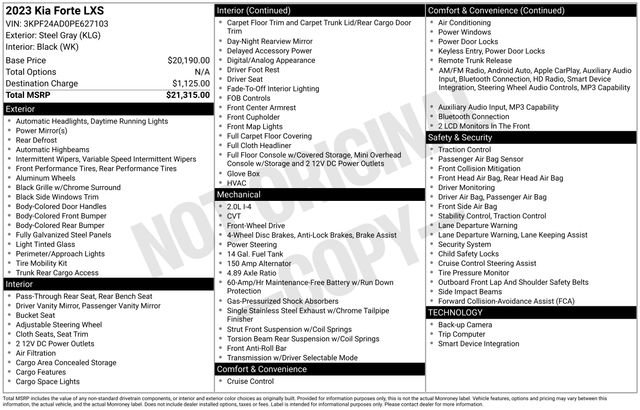 Certified 2023 Kia Forte LXS image 29