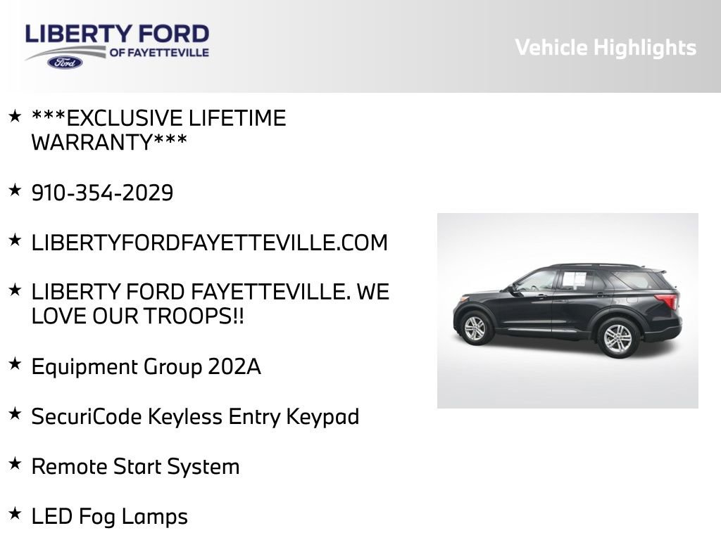 Used 2024 Ford Explorer XLT w/ Equipment Group 202A image 5