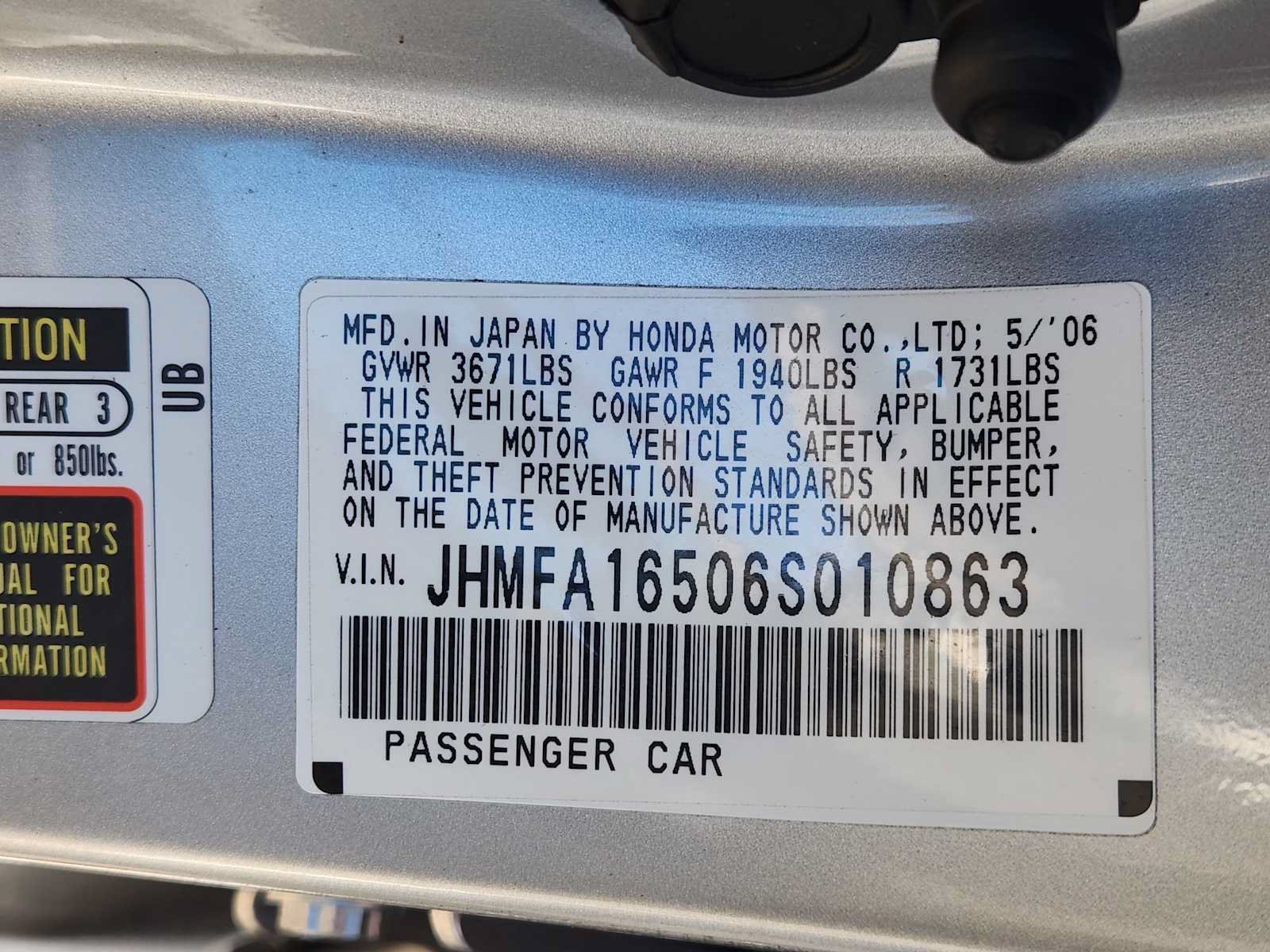 Used 2006 Honda Civic LX image 30