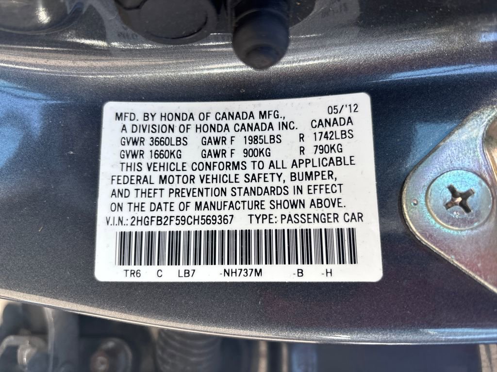 Used 2012 Honda Civic LX image 10