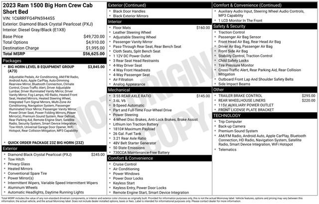 Used 2023 RAM 1500 Big Horn AWD/4WD image 36