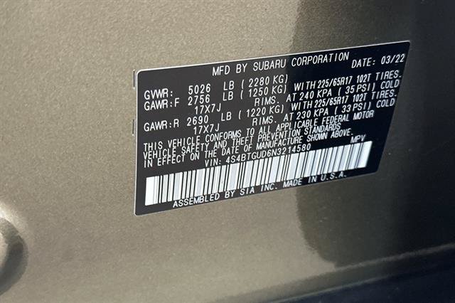 Used 2022 Subaru Outback Wilderness AWD/4WD image 34