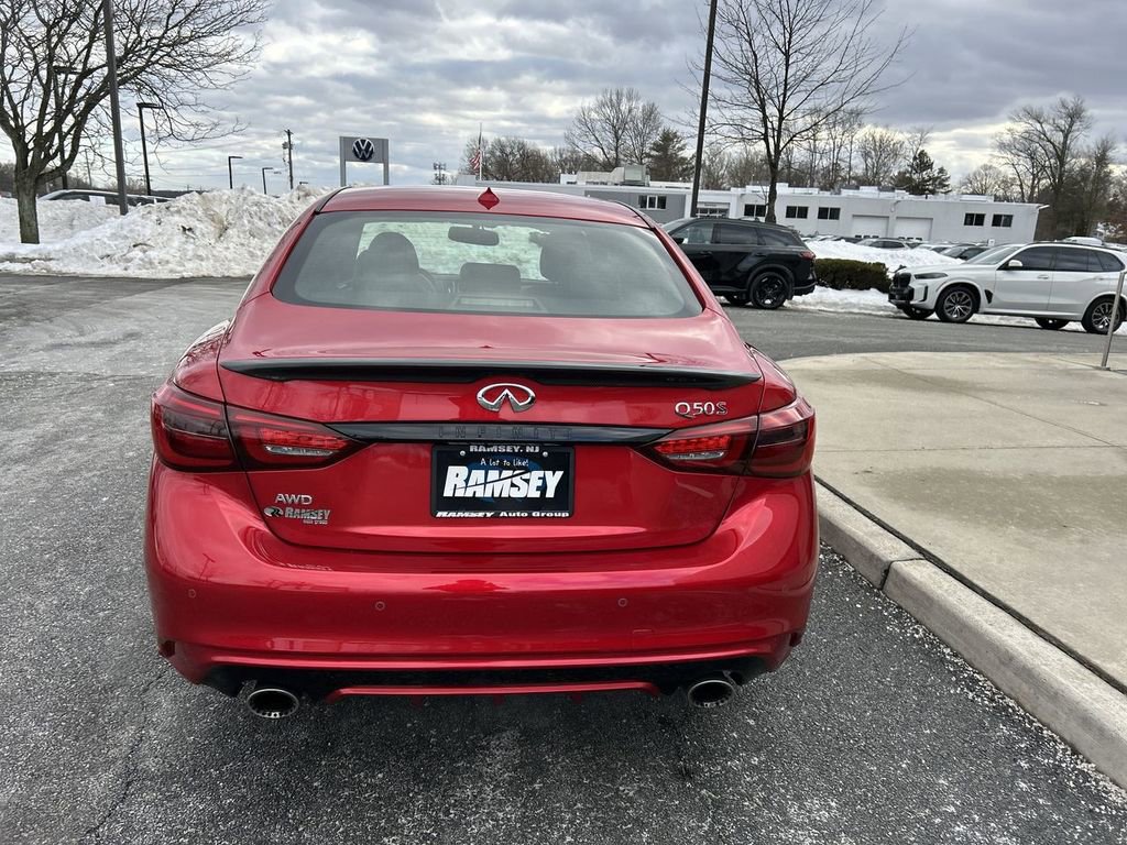 Certified 2024 INFINITI Q50 Red Sport 400 image 7