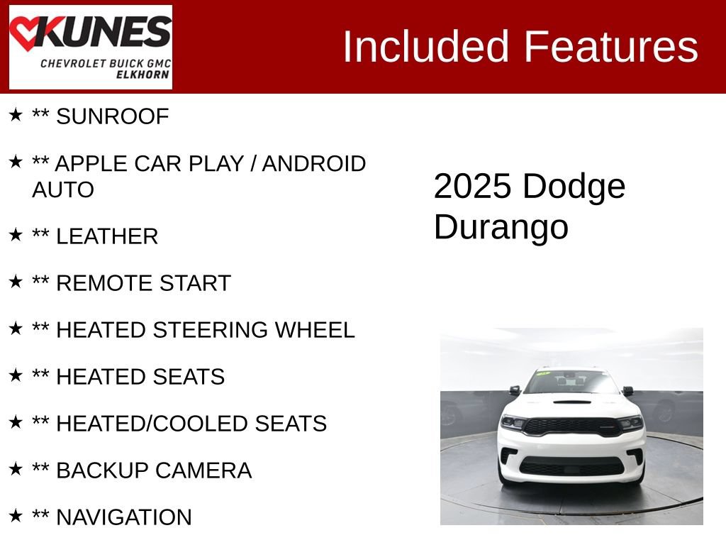 Used 2025 Dodge Durango R/T AWD/4WD image 2
