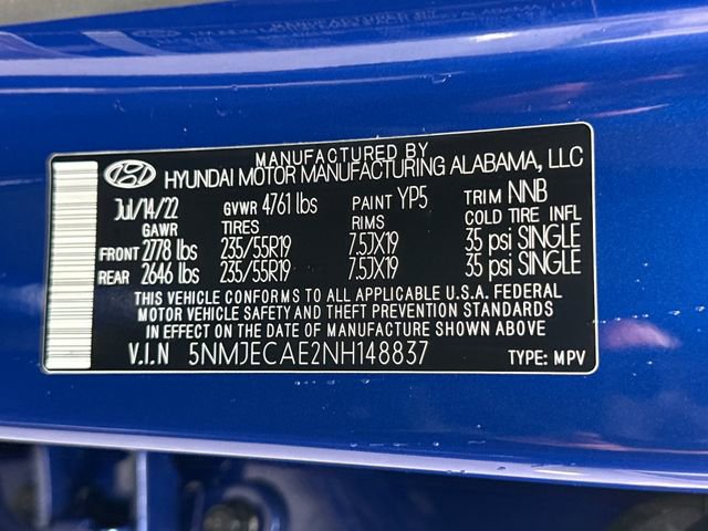 Certified 2022 Hyundai Tucson Limited AWD/4WD image 37