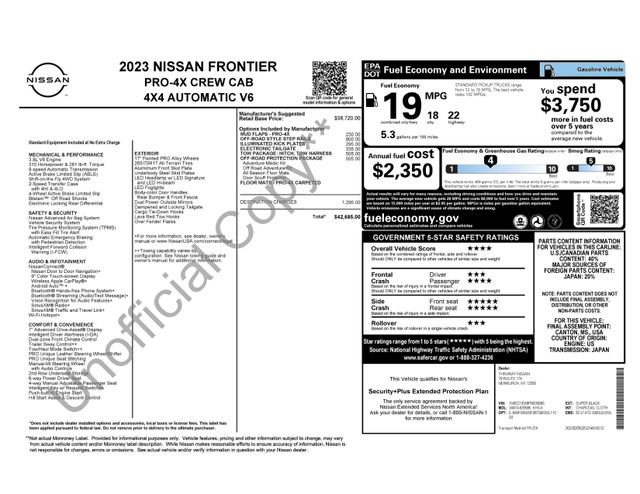 Used 2023 Nissan Frontier PRO-4X w/ Tow Package AWD/4WD image 6