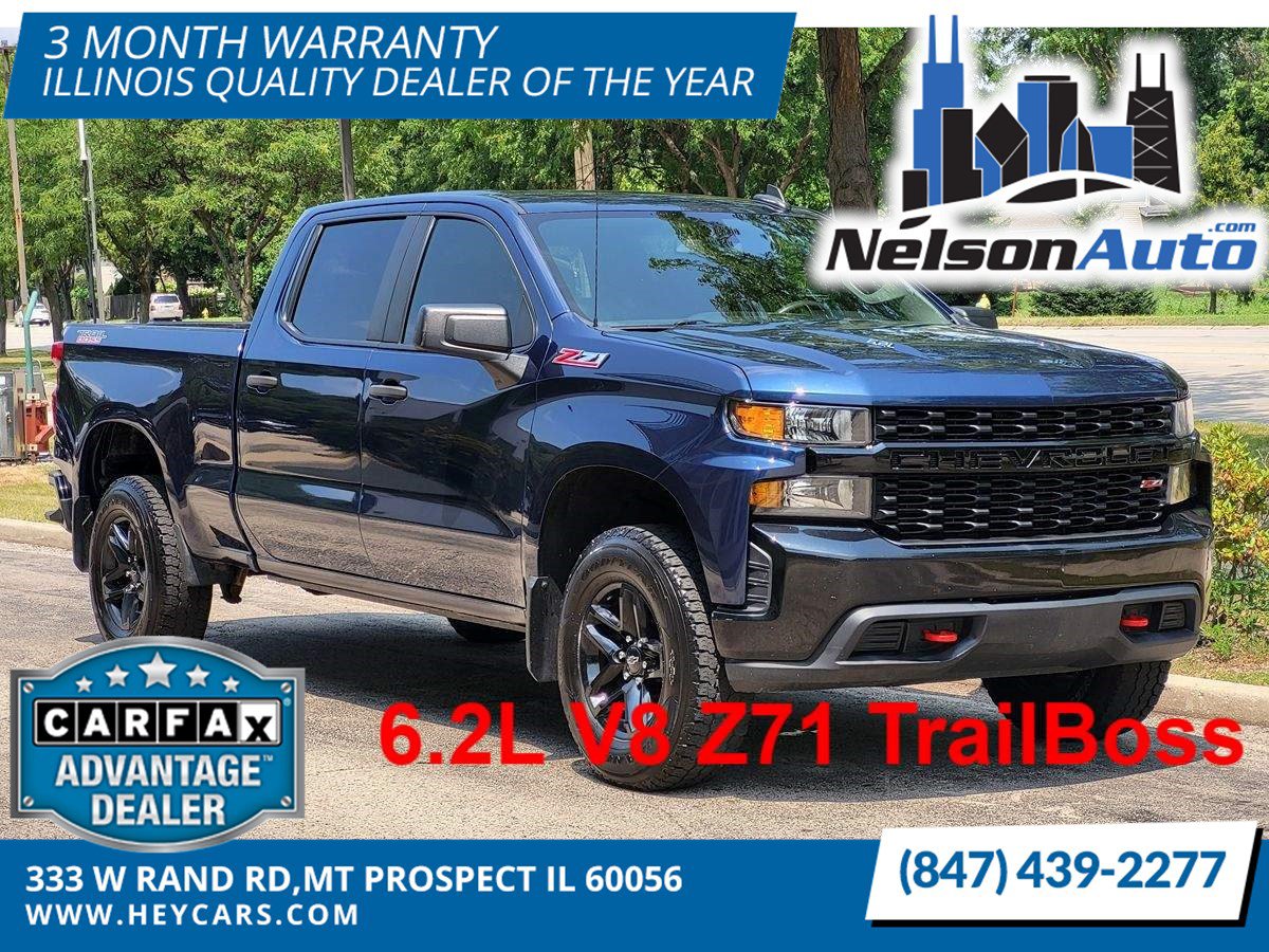 Used 2022 Chevrolet Silverado 1500 Custom Trail Boss AWD/4WD image 1