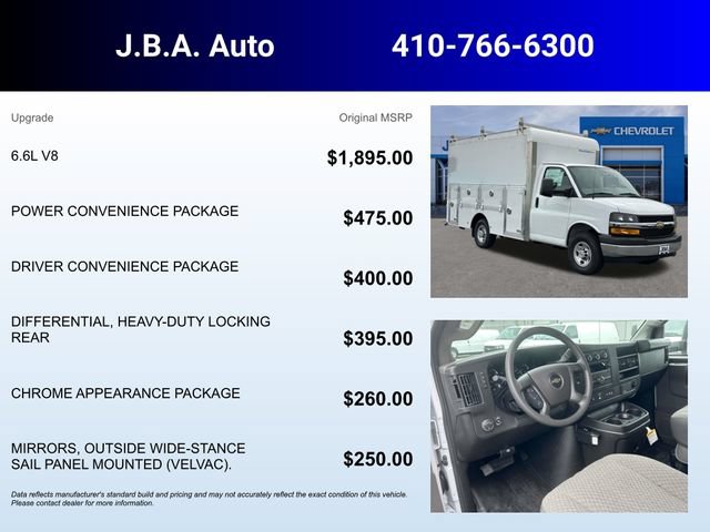 New 2026 Chevrolet Express 3500 w/ Power Convenience Package RWD image 5