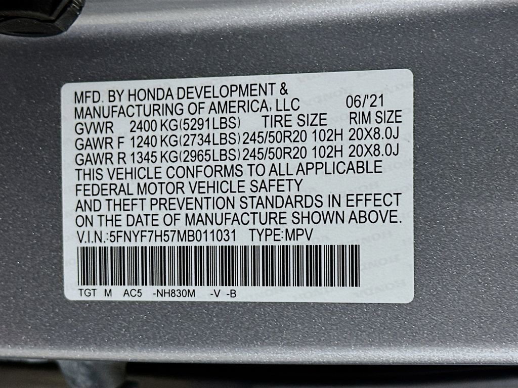 Used 2021 Honda Passport EX-L image 27