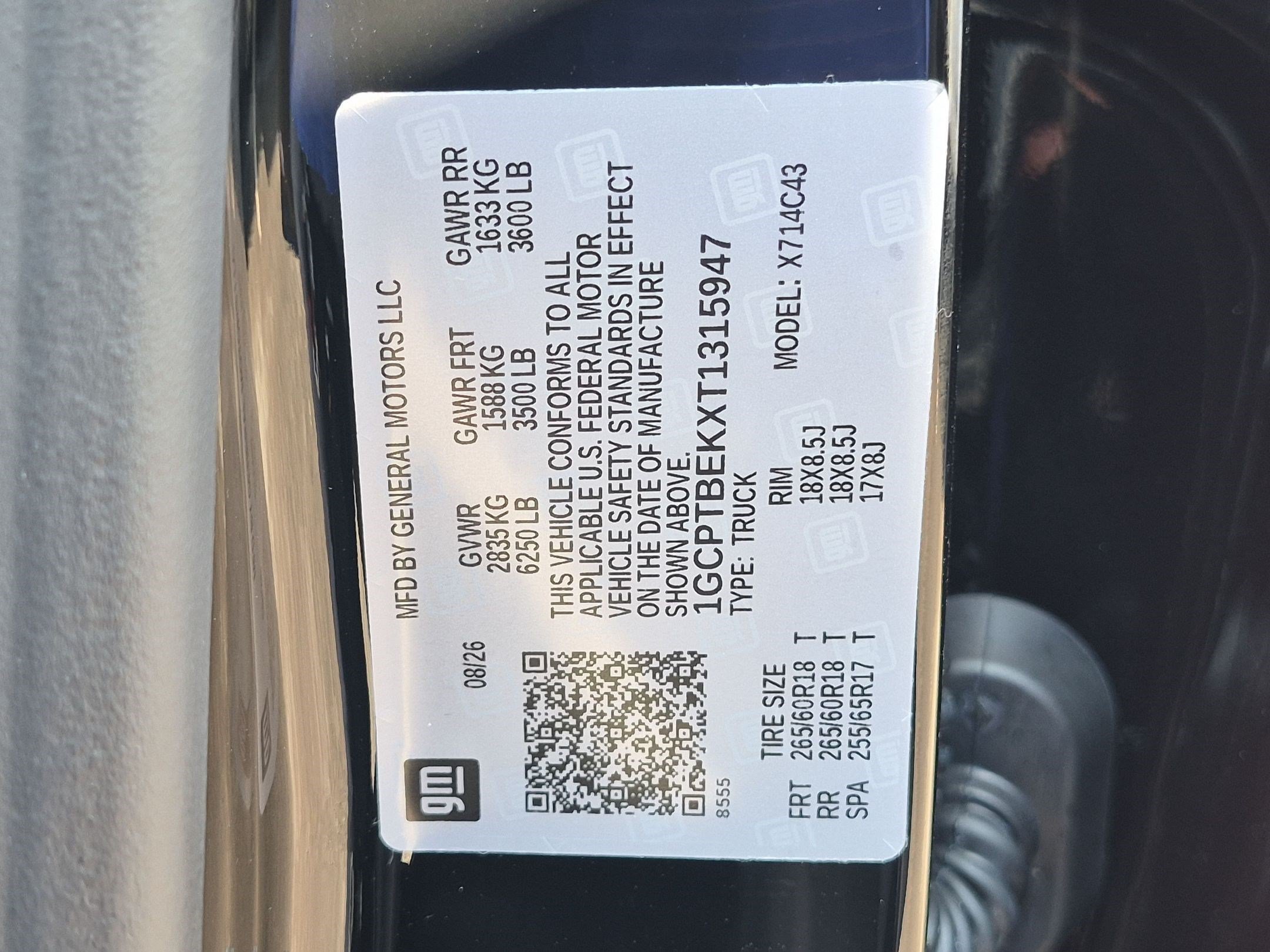 New 2026 Chevrolet Colorado W/T w/ WT Custom Package AWD/4WD image 17