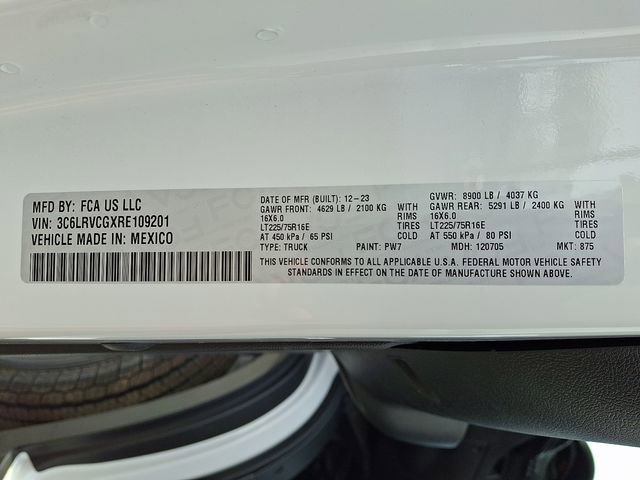 Used 2024 RAM ProMaster 2500 w/ Safety Group FWD image 27