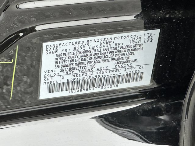 New 2026 Nissan Sentra S w/ Floor Mat Package FWD image 27