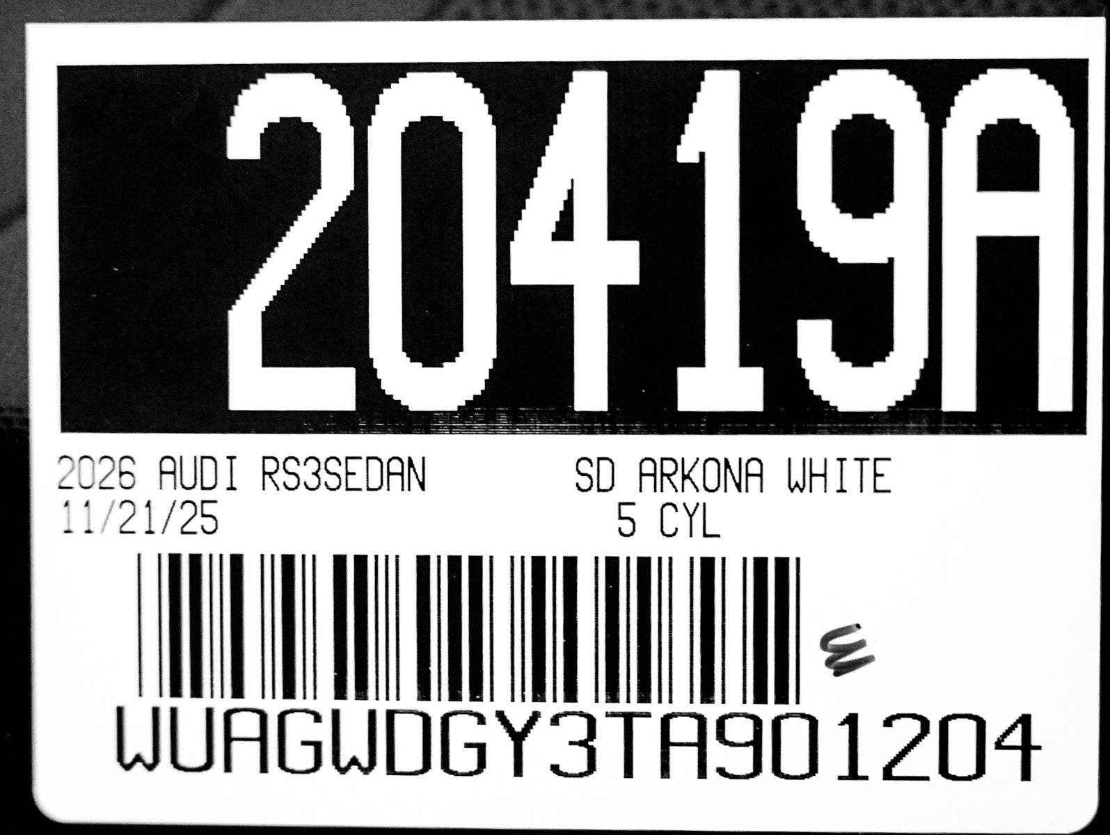 New 2026 Audi RS 3 image 26