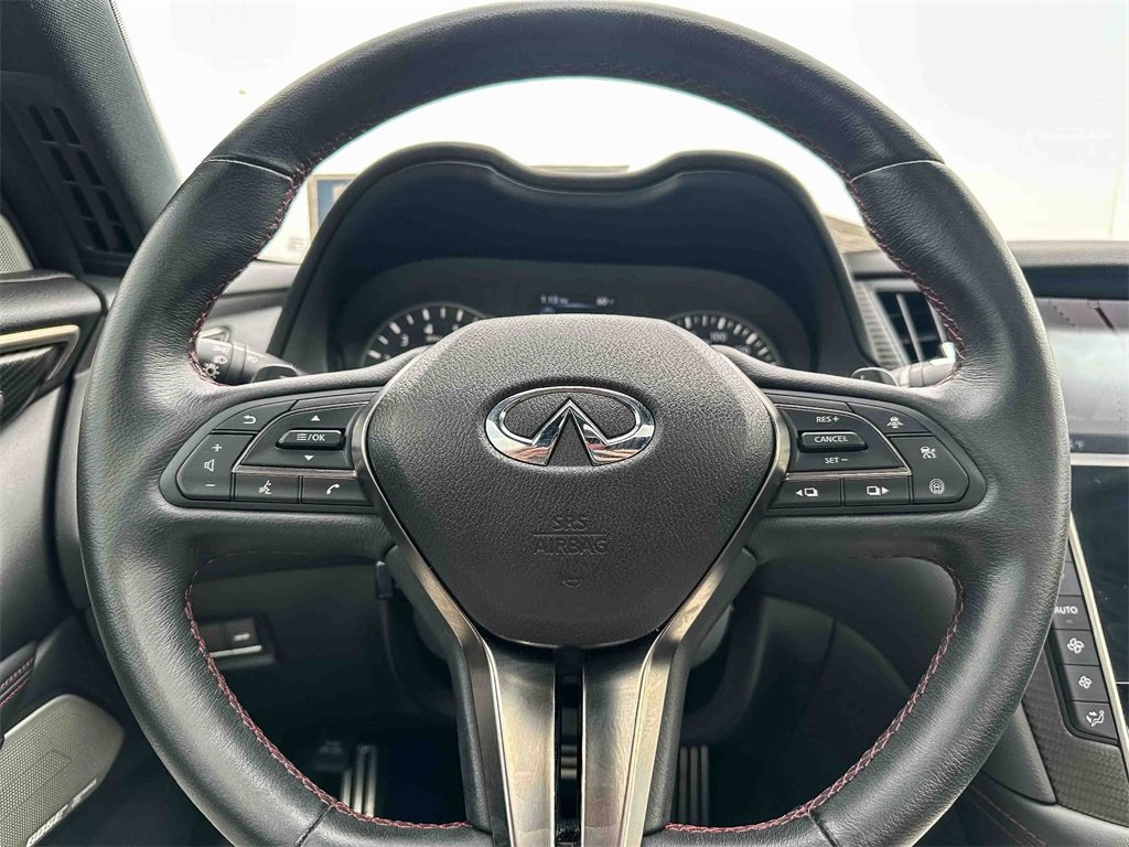 Used 2022 INFINITI Q60 Red Sport 400 w/ Carbon Fiber Package image 23
