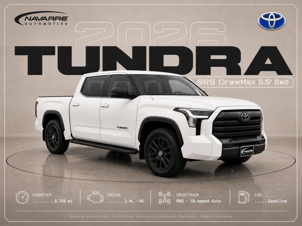 Used 2026 Toyota Tundra SR5 w/ SX Package