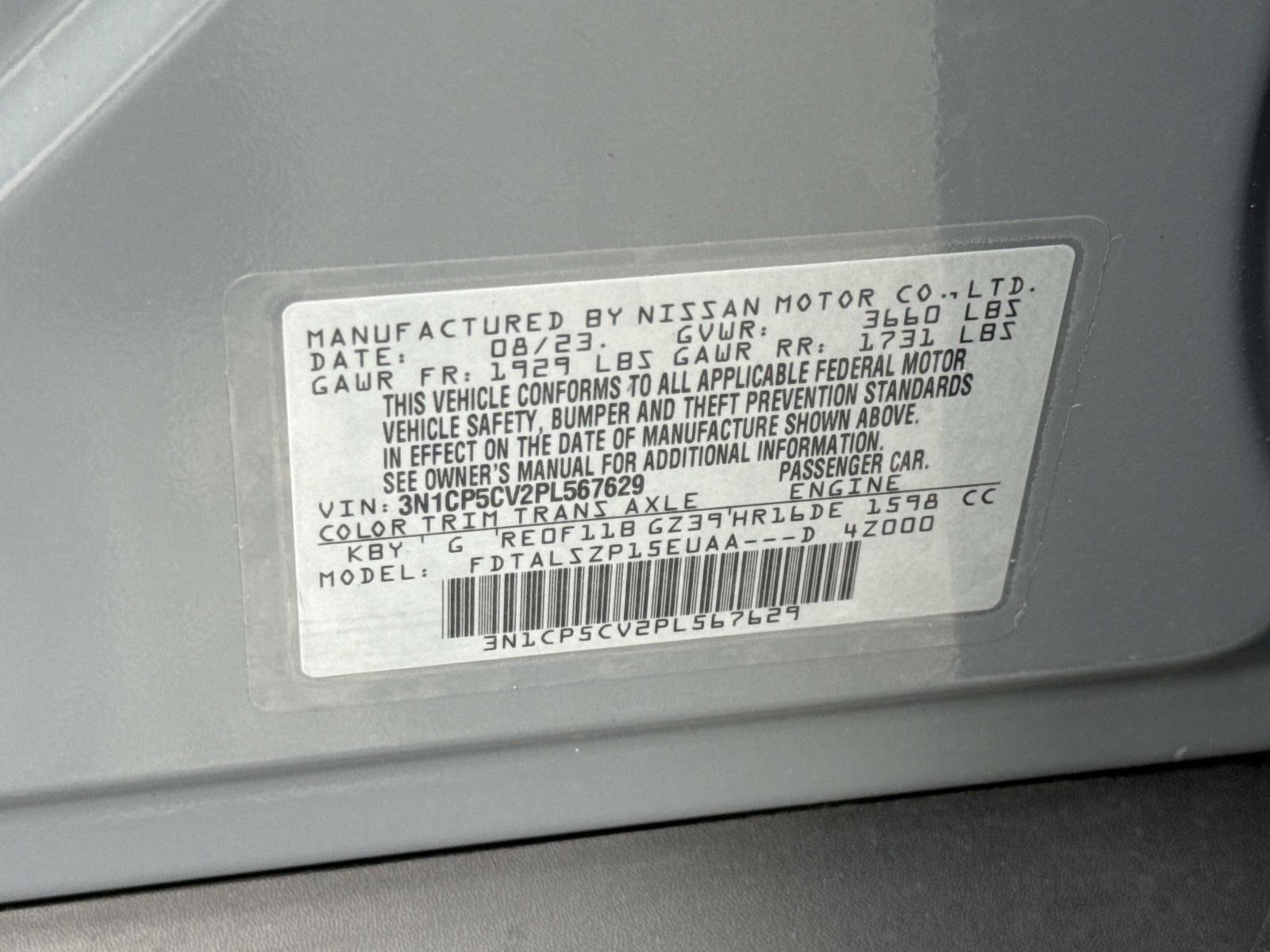 Used 2023 Nissan Kicks SV FWD image 30
