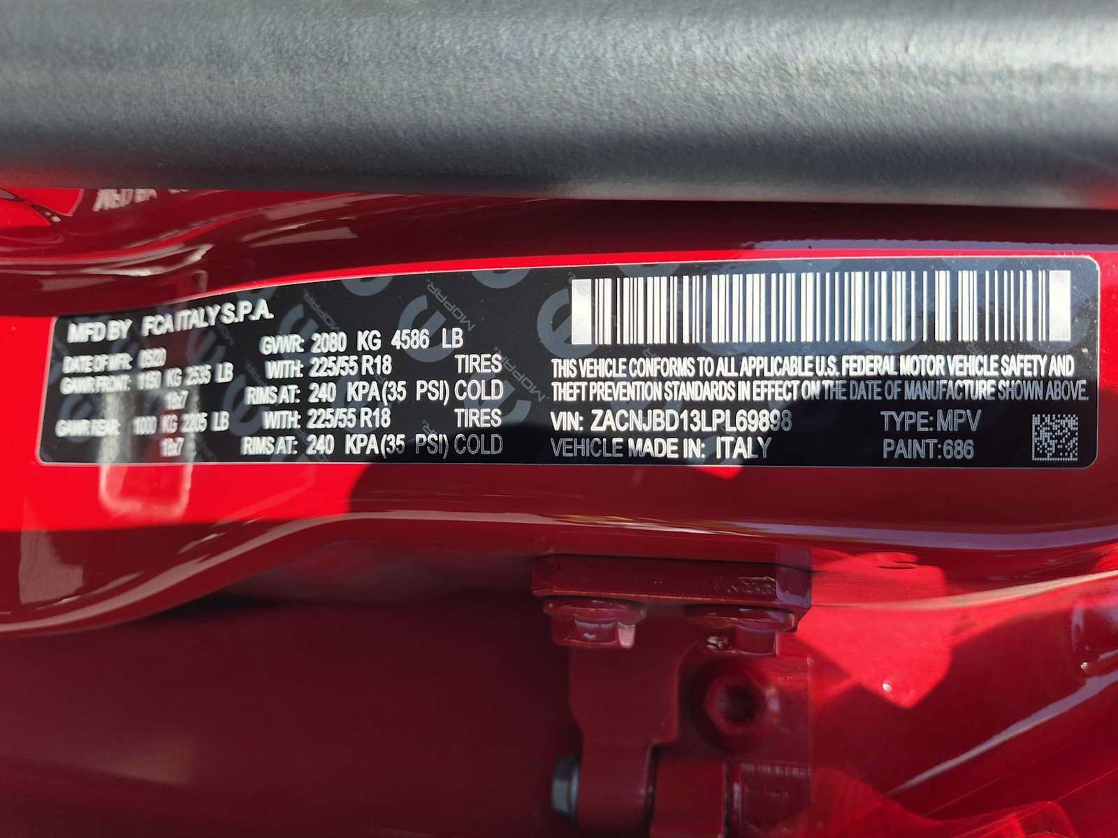 Used 2020 Jeep Renegade Limited w/ UConnect 8.4 Nav Group AWD/4WD image 38