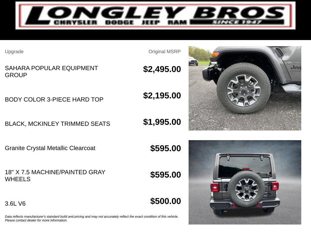 Used 2026 Jeep Wrangler Unlimited Sahara AWD/4WD image 6