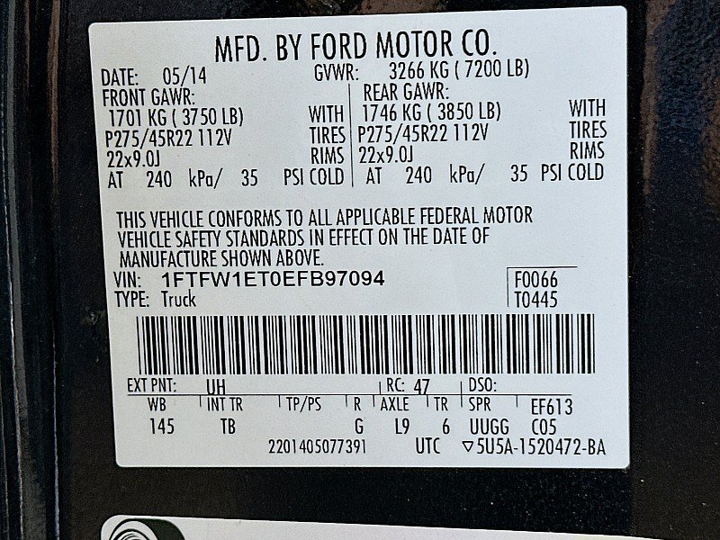Used 2014 Ford F150 Limited AWD/4WD image 35