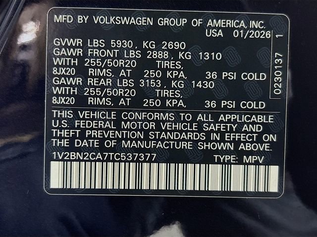 New 2026 Volkswagen Atlas SEL image 34