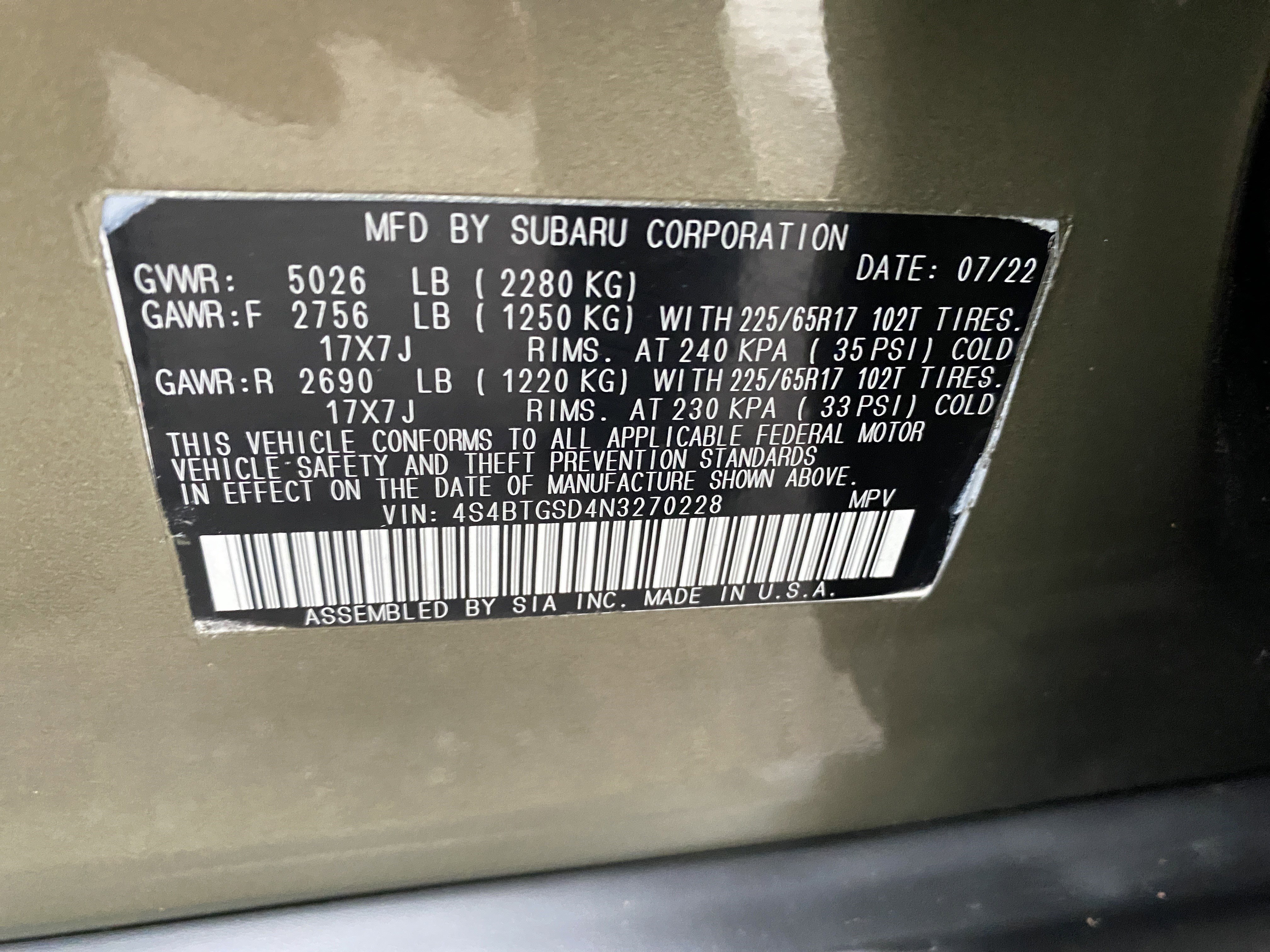 Used 2022 Subaru Outback Wilderness image 25