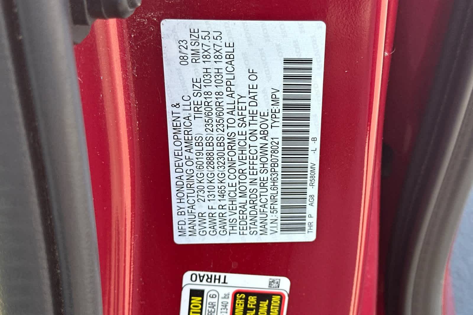 Used 2023 Honda Odyssey EX-L image 31