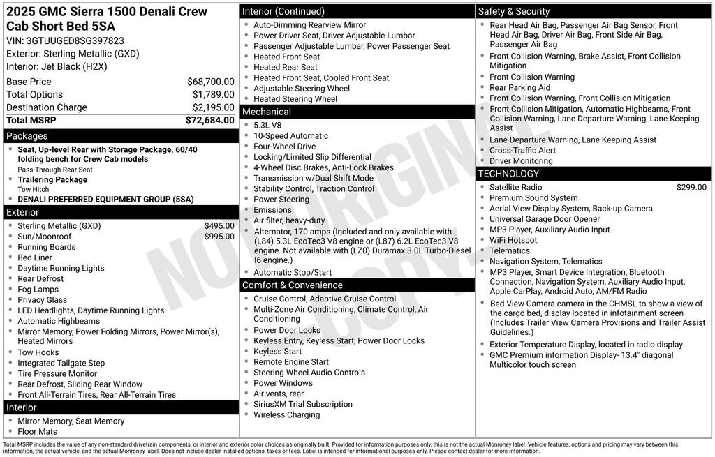 Used 2025 GMC Sierra 1500 Denali AWD/4WD image 43