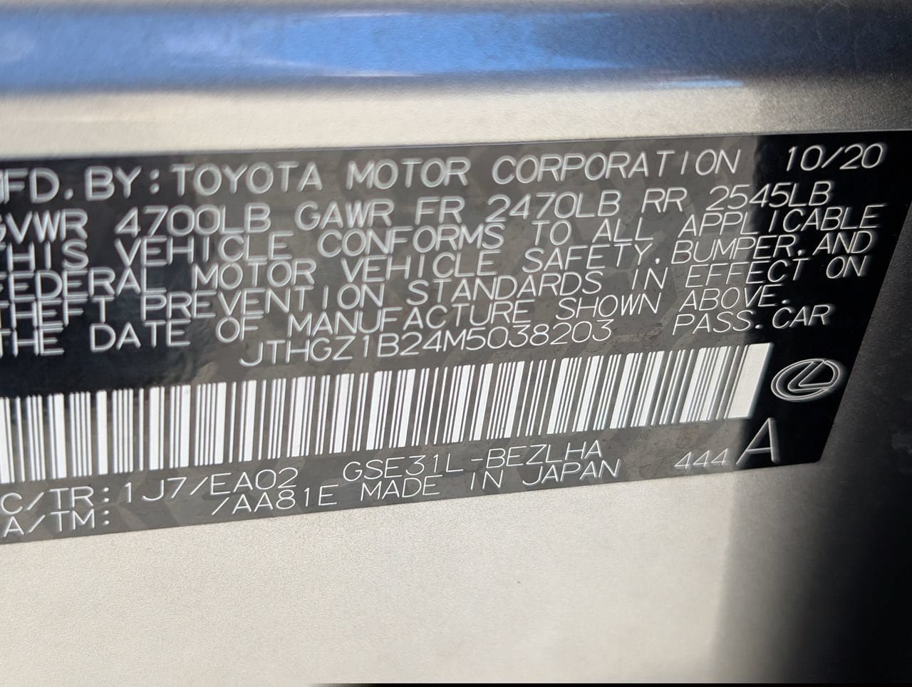 Used 2021 Lexus IS 350 F Sport w/ Accessory Package 2 RWD image 27