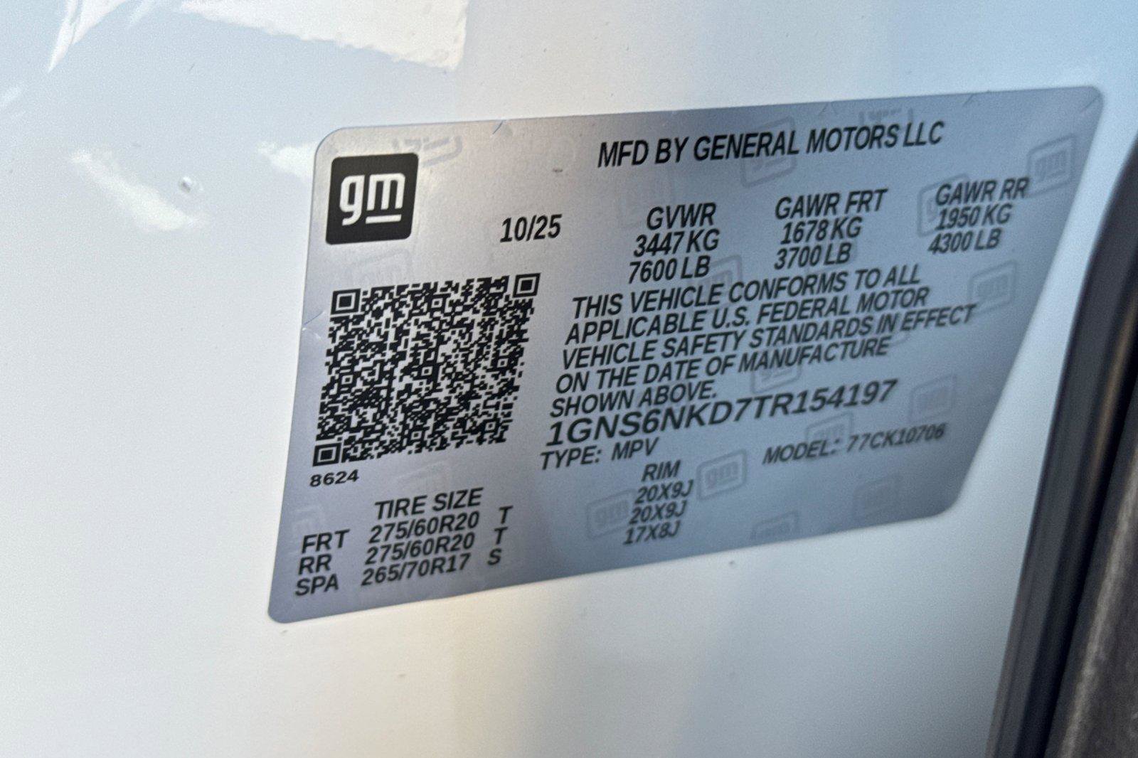 New 2026 Chevrolet Tahoe LT image 40