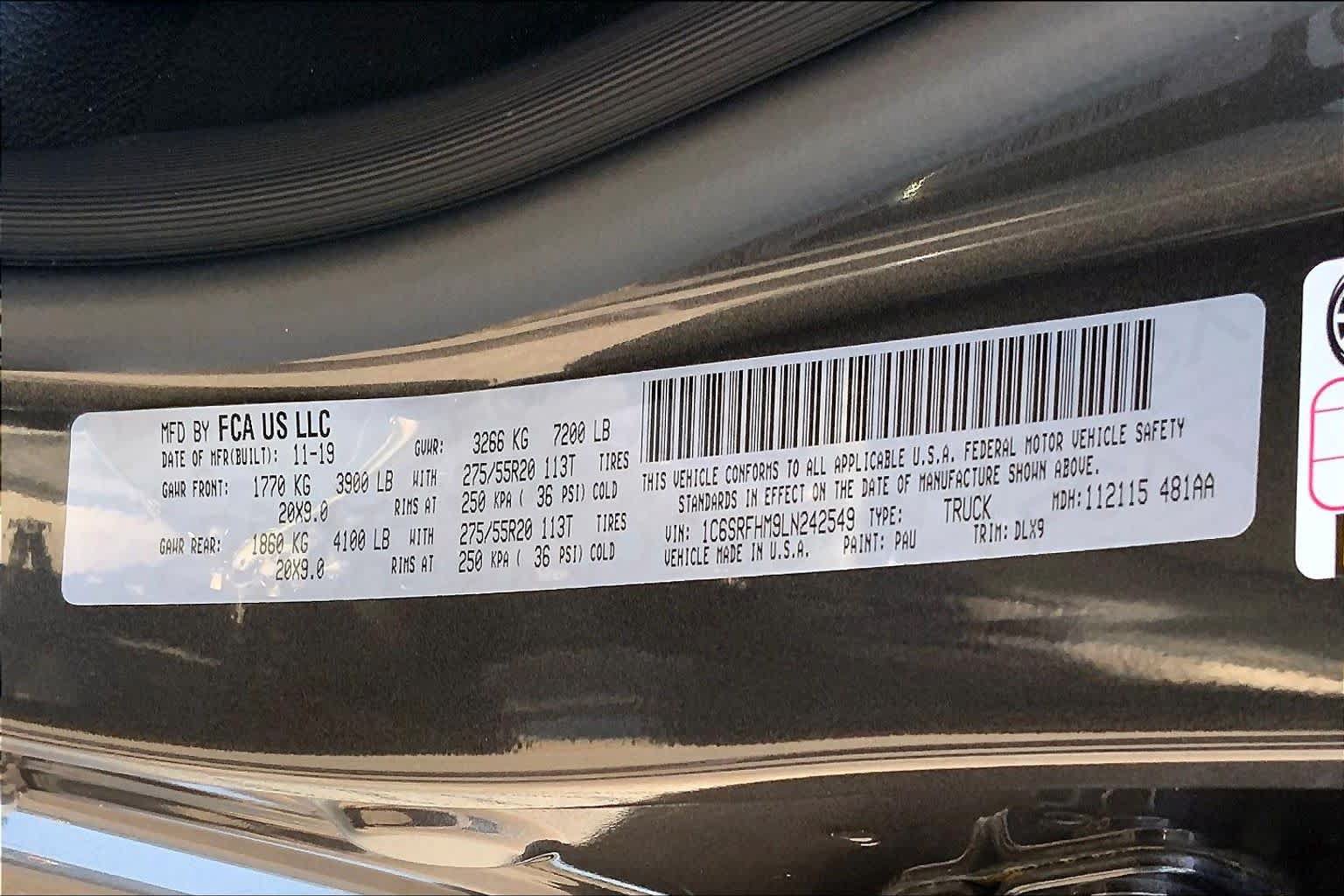 Used 2020 RAM 1500 Limited AWD/4WD image 33