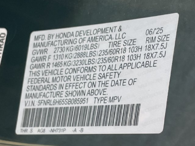 Used 2025 Honda Odyssey EX-L image 32
