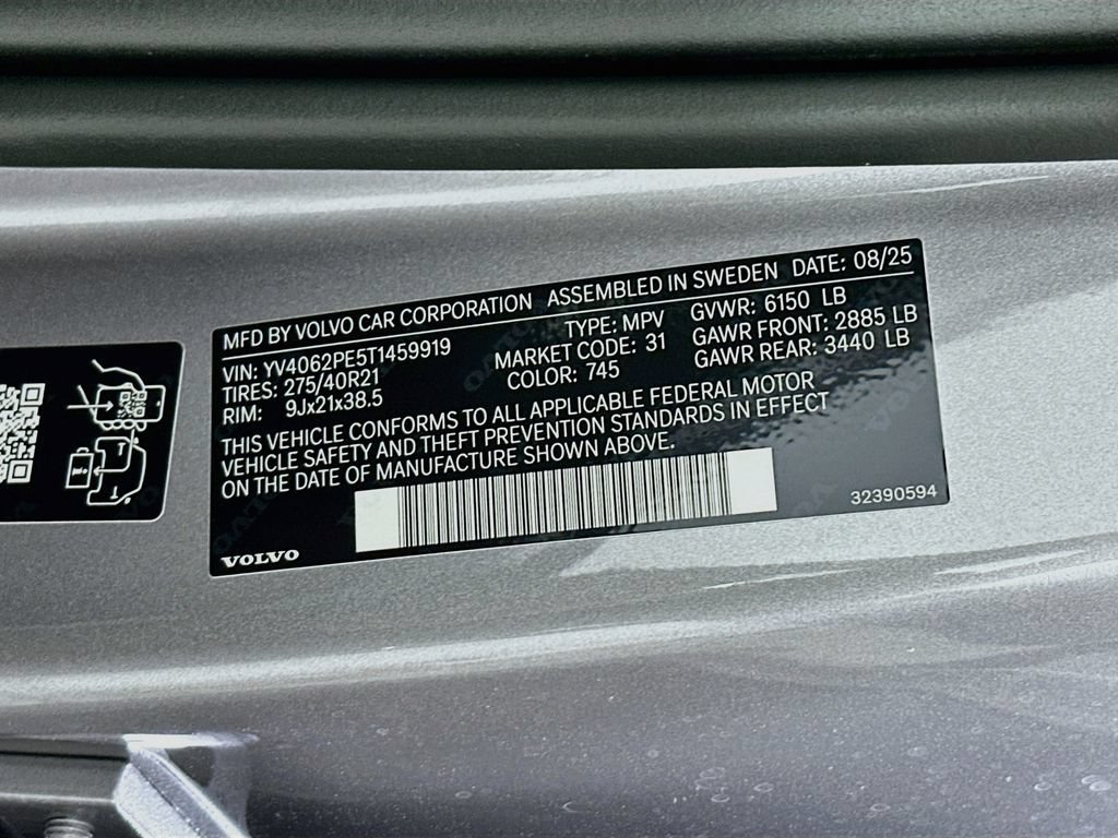 Used 2026 Volvo XC90 B6 Plus w/ Protection Package Premier AWD/4WD image 27