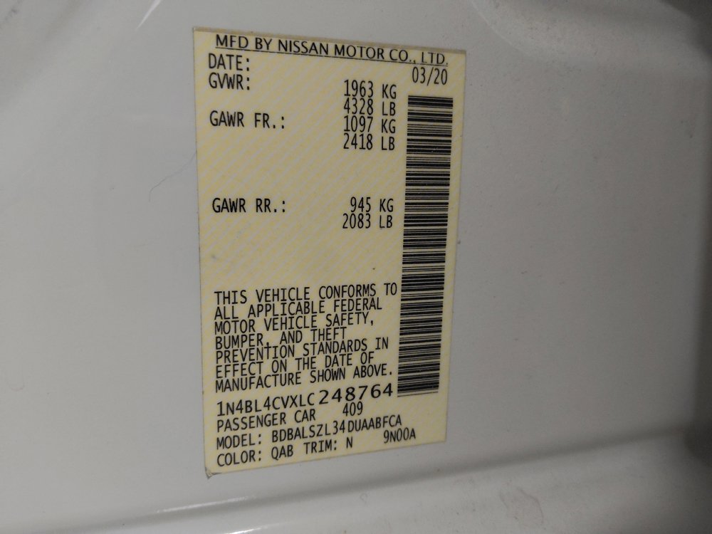 Used 2020 Nissan Altima 2.5 SR w/ Premium Package FWD image 33