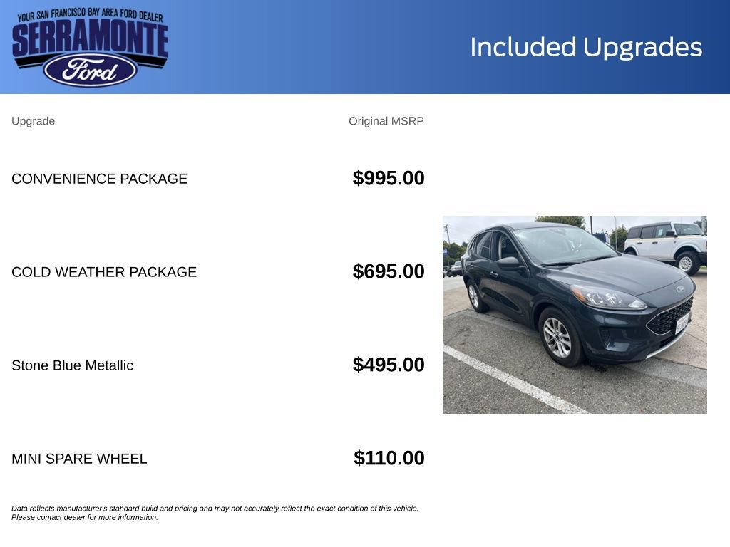 Used 2022 Ford Escape SE w/ Convenience Package FWD image 13