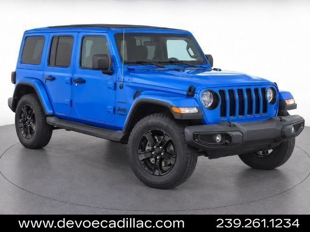 Used 2022 Jeep Wrangler Unlimited Sahara AWD/4WD image 1