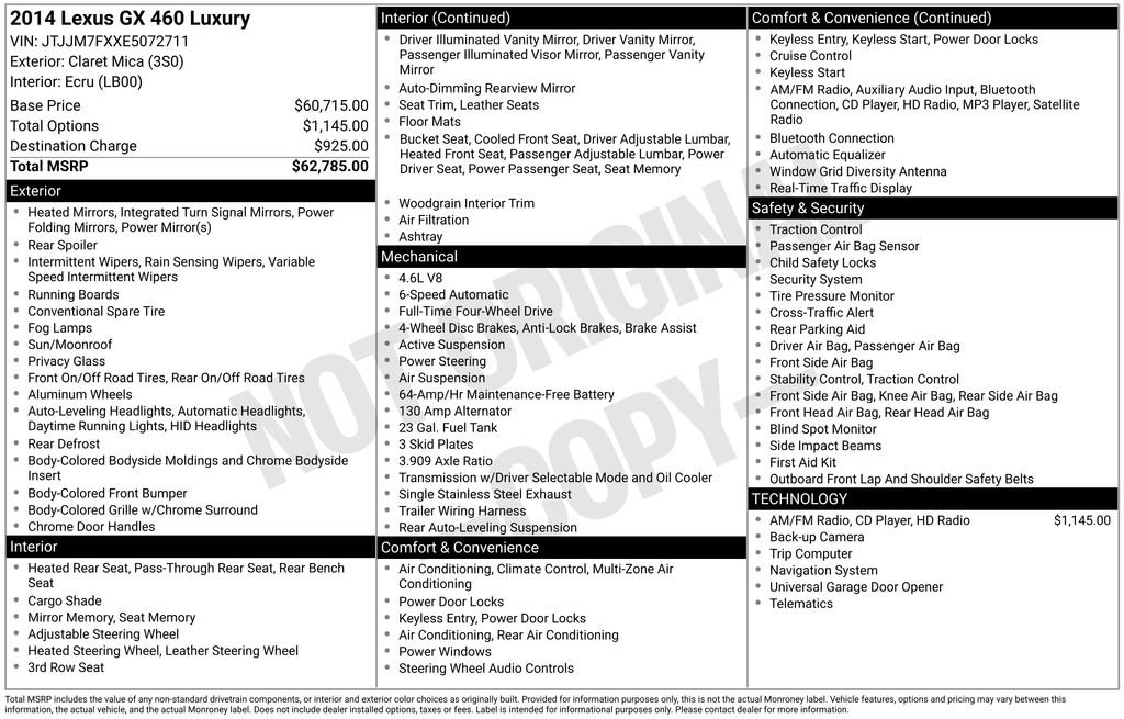 Used 2014 Lexus GX 460 Luxury image 11