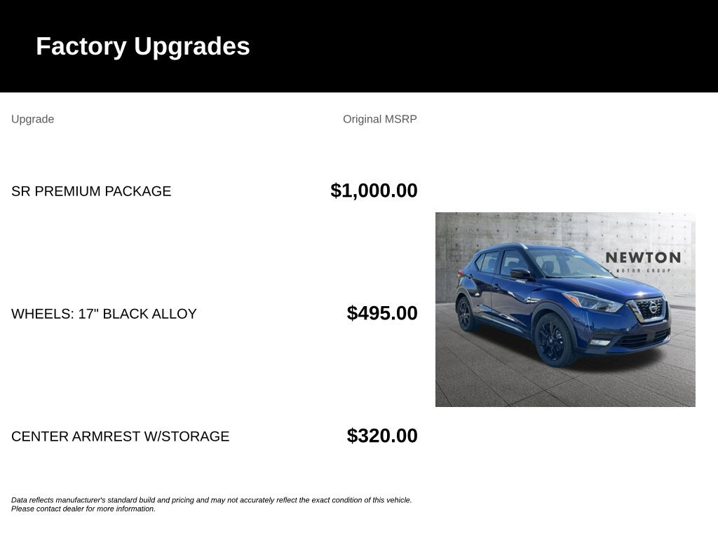 Used 2020 Nissan Kicks SR w/ SR Premium Package FWD image 8