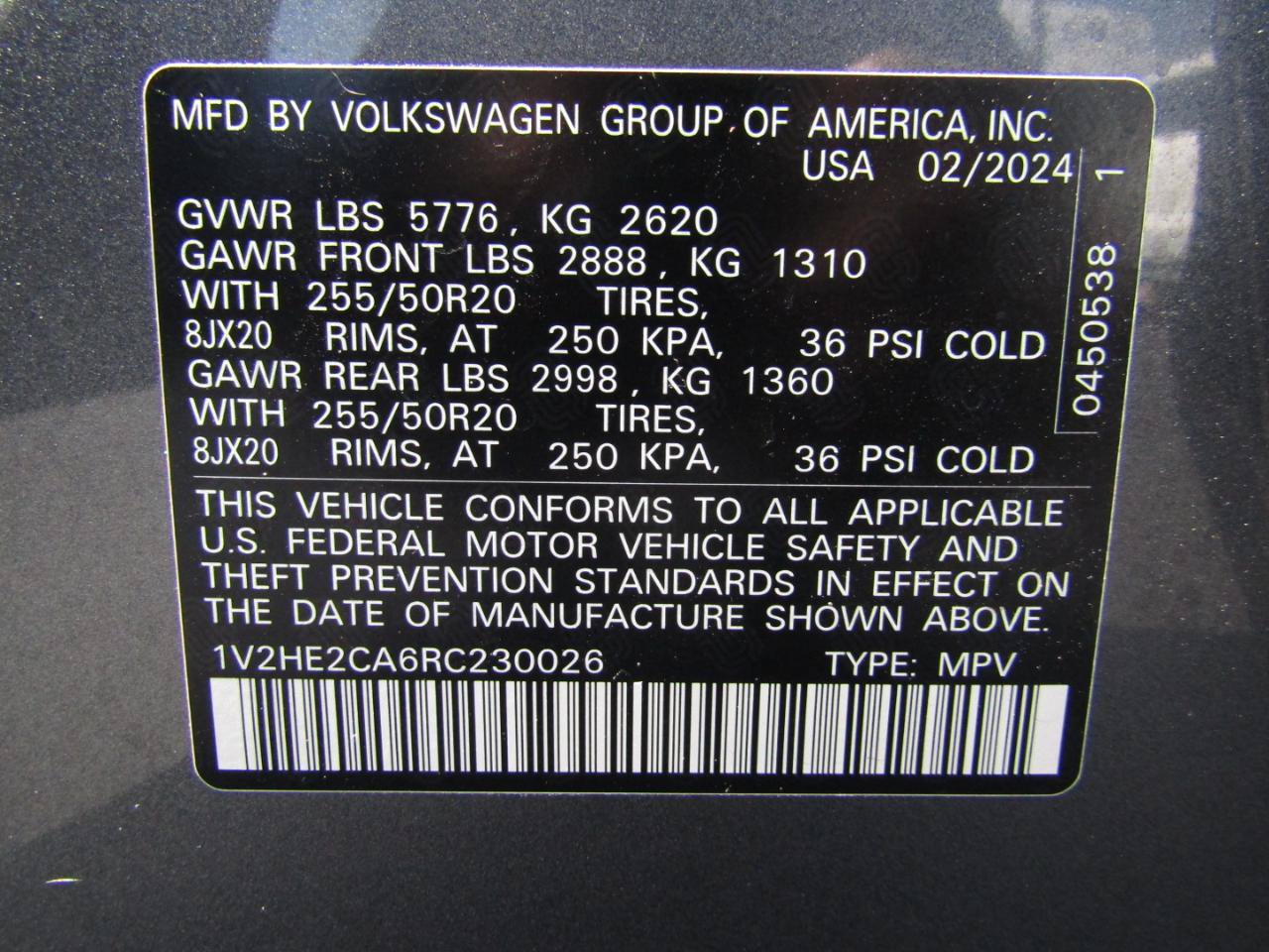 Used 2024 Volkswagen Atlas Cross Sport SE AWD/4WD image 28