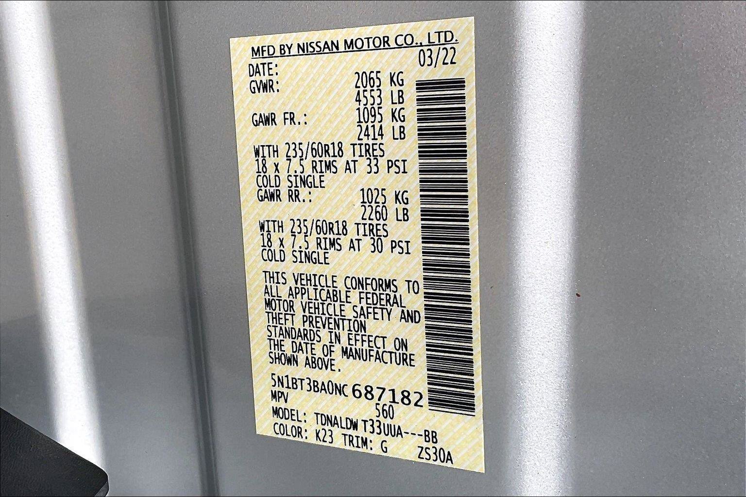 Certified 2022 Nissan Rogue SV FWD image 34