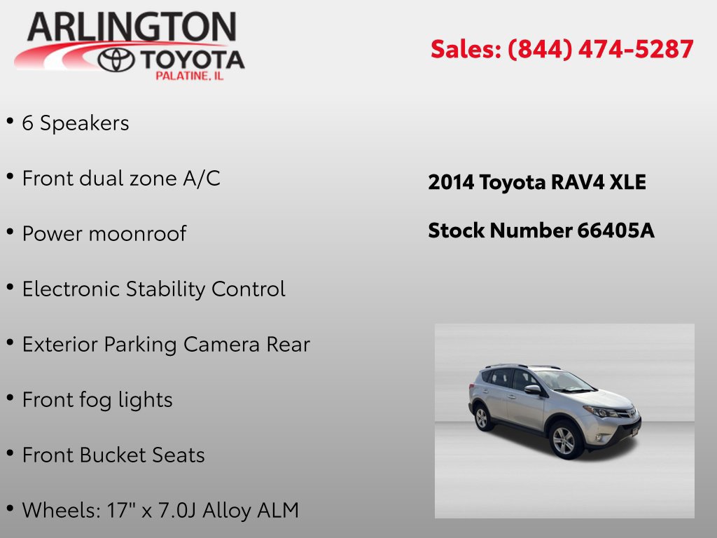 Used 2014 Toyota RAV4 XLE AWD/4WD image 2