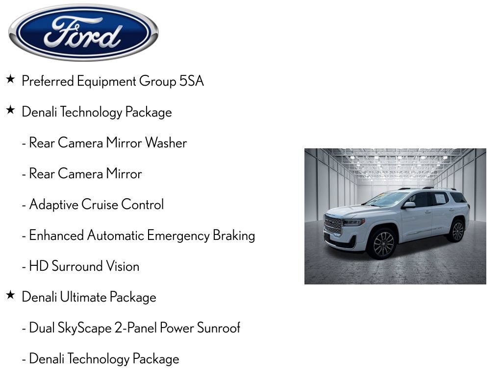 Used 2023 GMC Acadia Denali w/ Denali Ultimate Package FWD image 4