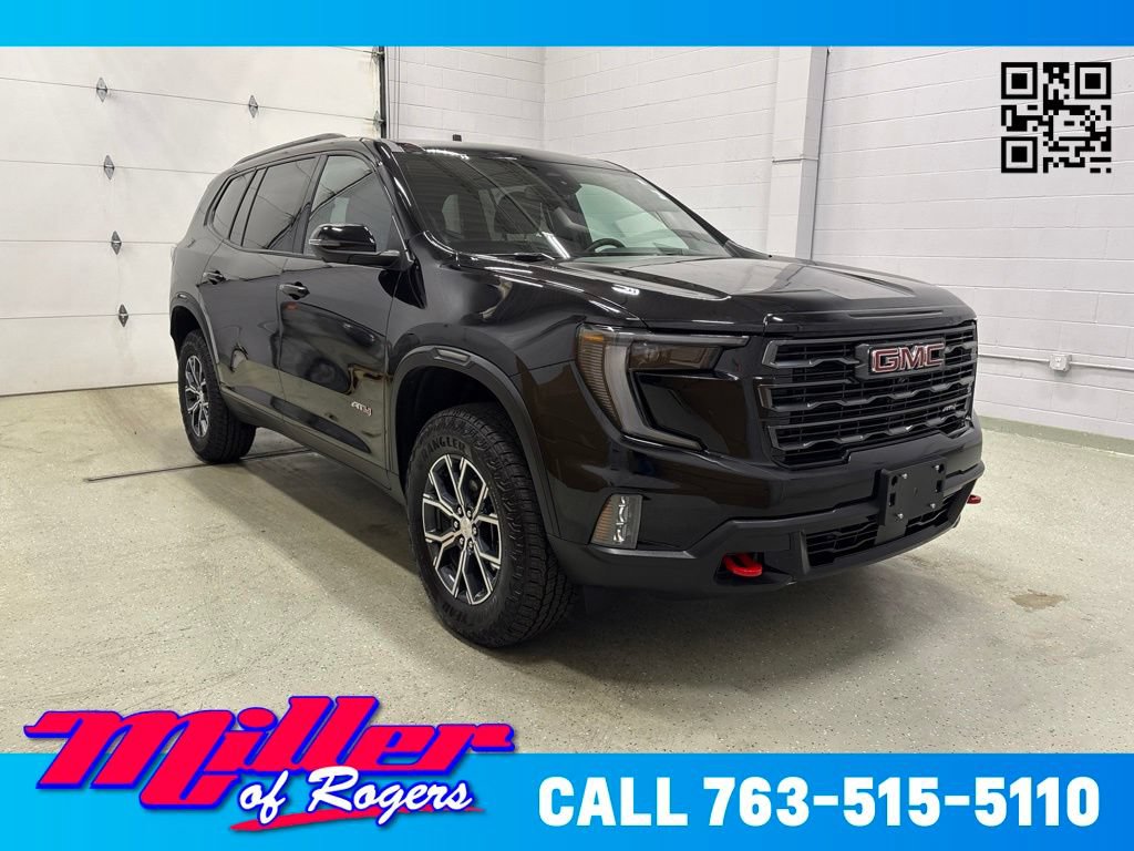 Certified 2025 GMC Acadia AT4 w/ LPO, Floor Liner Package