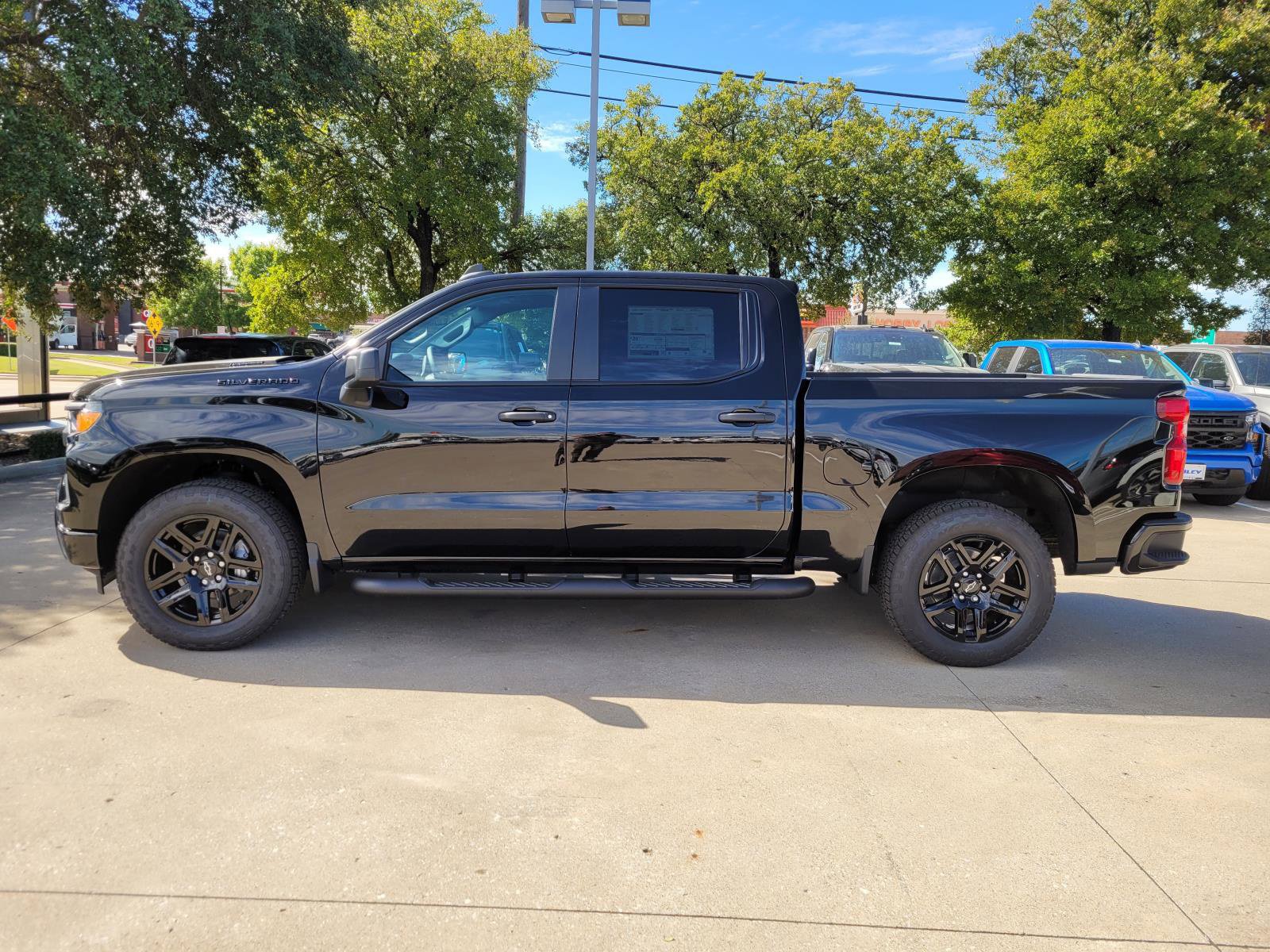 New 2026 Chevrolet Silverado 1500 Custom w/ Turbomax Blackout Package RWD image 2