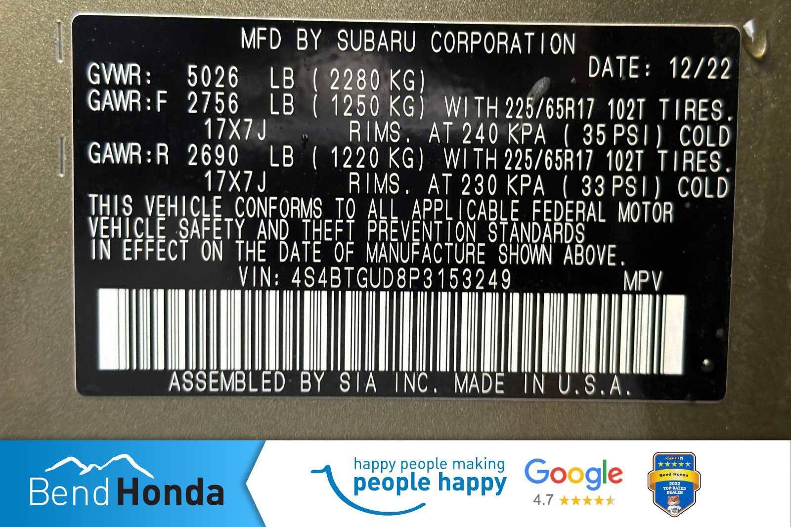 Used 2023 Subaru Outback Wilderness image 30